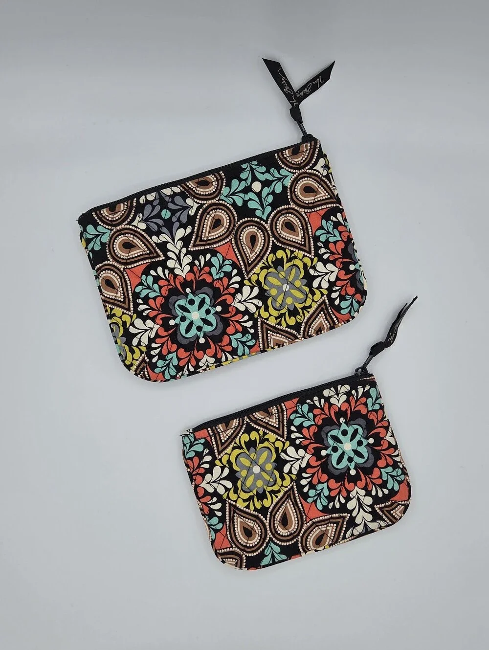 Vera Bradley Cosmetic Pouch Set of 2 - Retired 